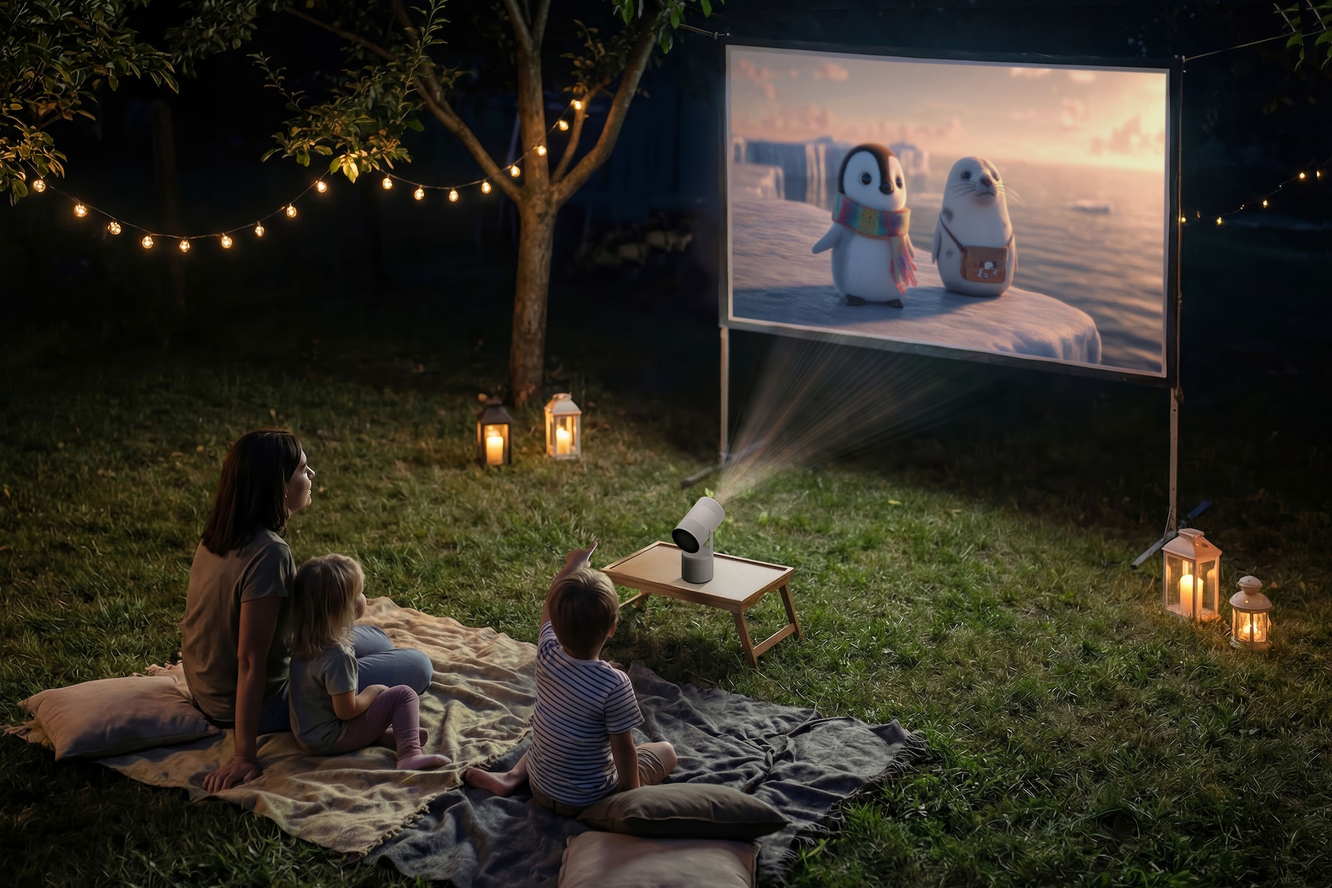 Vidéoprojecteur nomade The Freestyle+ Blanc