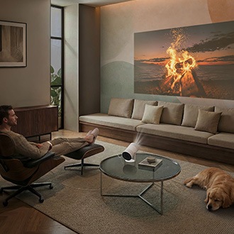 Vidéoprojecteur nomade The Freestyle+ Blanc