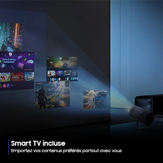 Vidéoprojecteur nomade The Freestyle+ Blanc