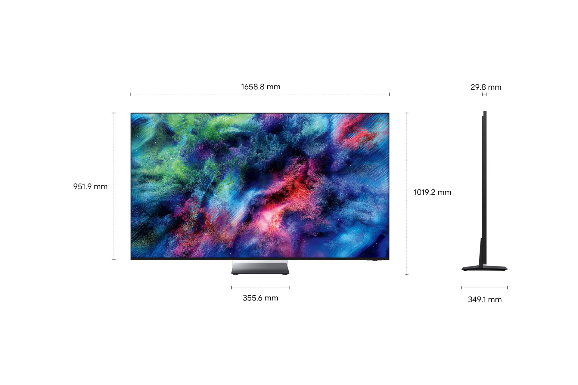 75'' Micro RGB R95H 4K Samsung Vision AI Smart TV (2026) Black