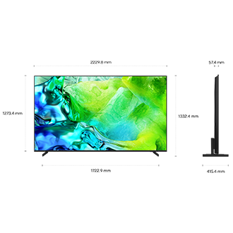 50" Neo QLED QN80H 4K Samsung Vision AI Smart TV (2026) Titanium Black