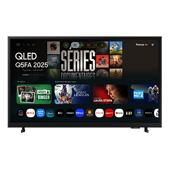 32" QLED Q5FA 4K Samsung Vision AI Smart TV (2025) Front Black 