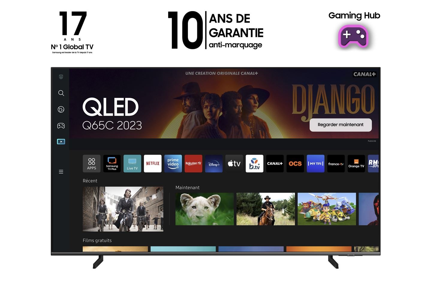 Ripley - SMART TV QLED 4K 43 SAMSUNG Q65C 2023