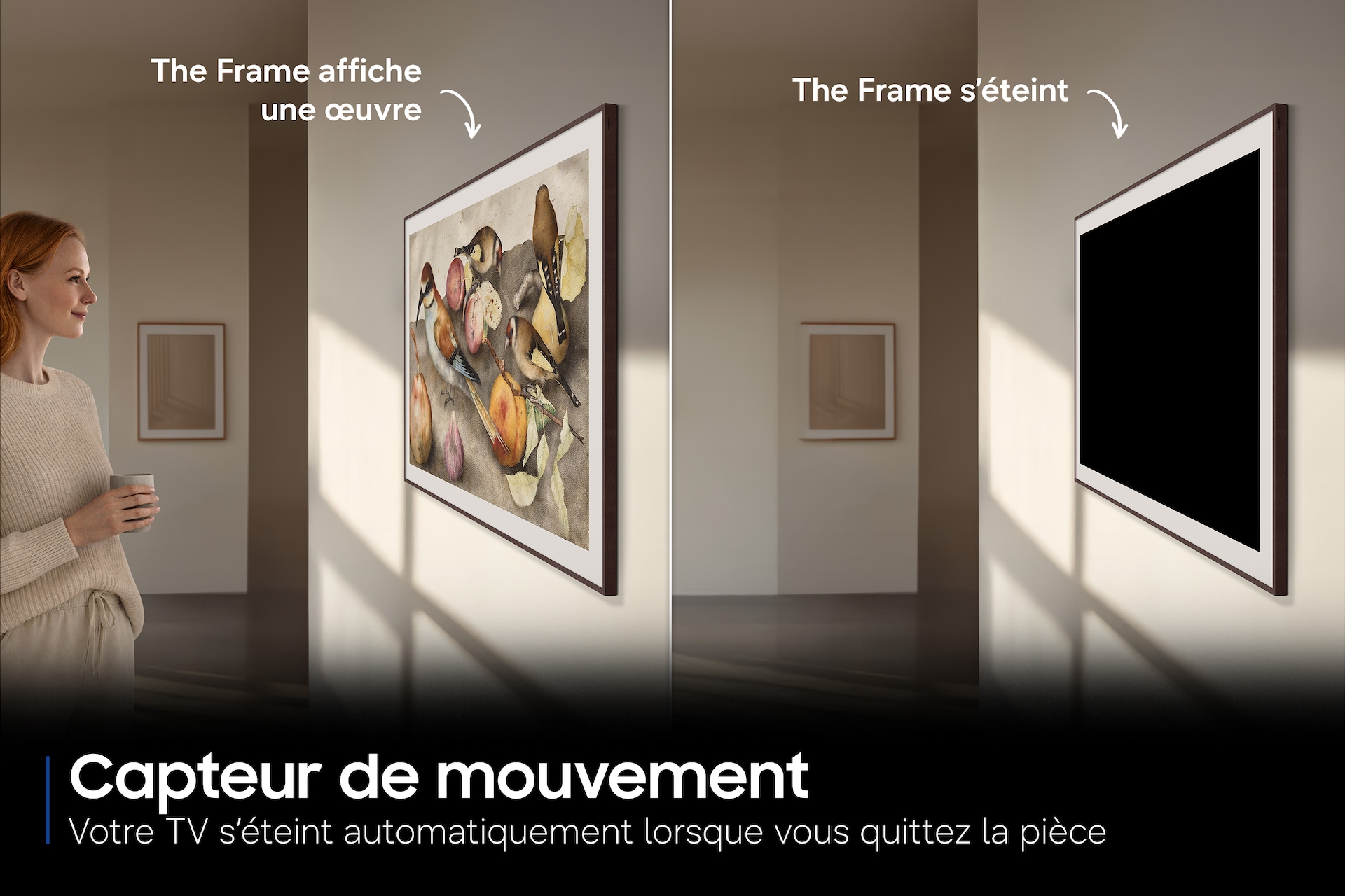 TV The Frame Pro 55'' Neo QLED 2026 R-Side2 Black Modern Frame Design with Wireleess One Connect