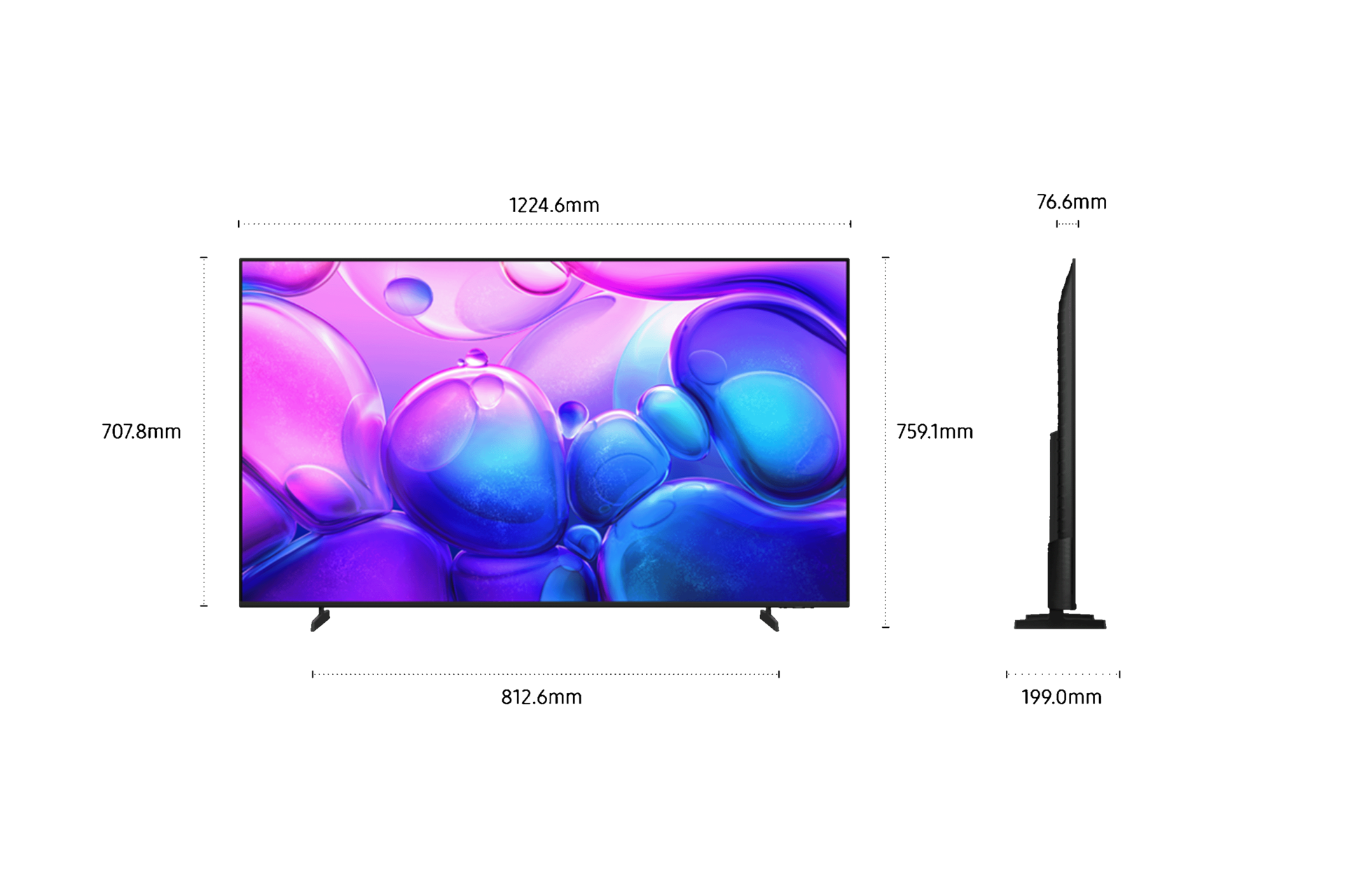 TV AI QLED 75" Q6F 2025, 4K, Quantum Dots Black
