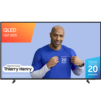 TV AI QLED 75" Q6F 2025, 4K, Quantum Dots Black