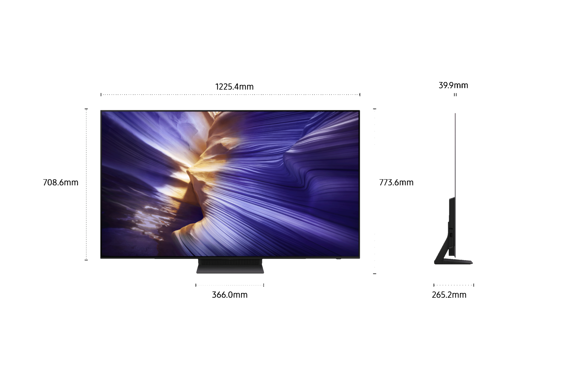 TV AI OLED 55" S92F 2025, 4K Black