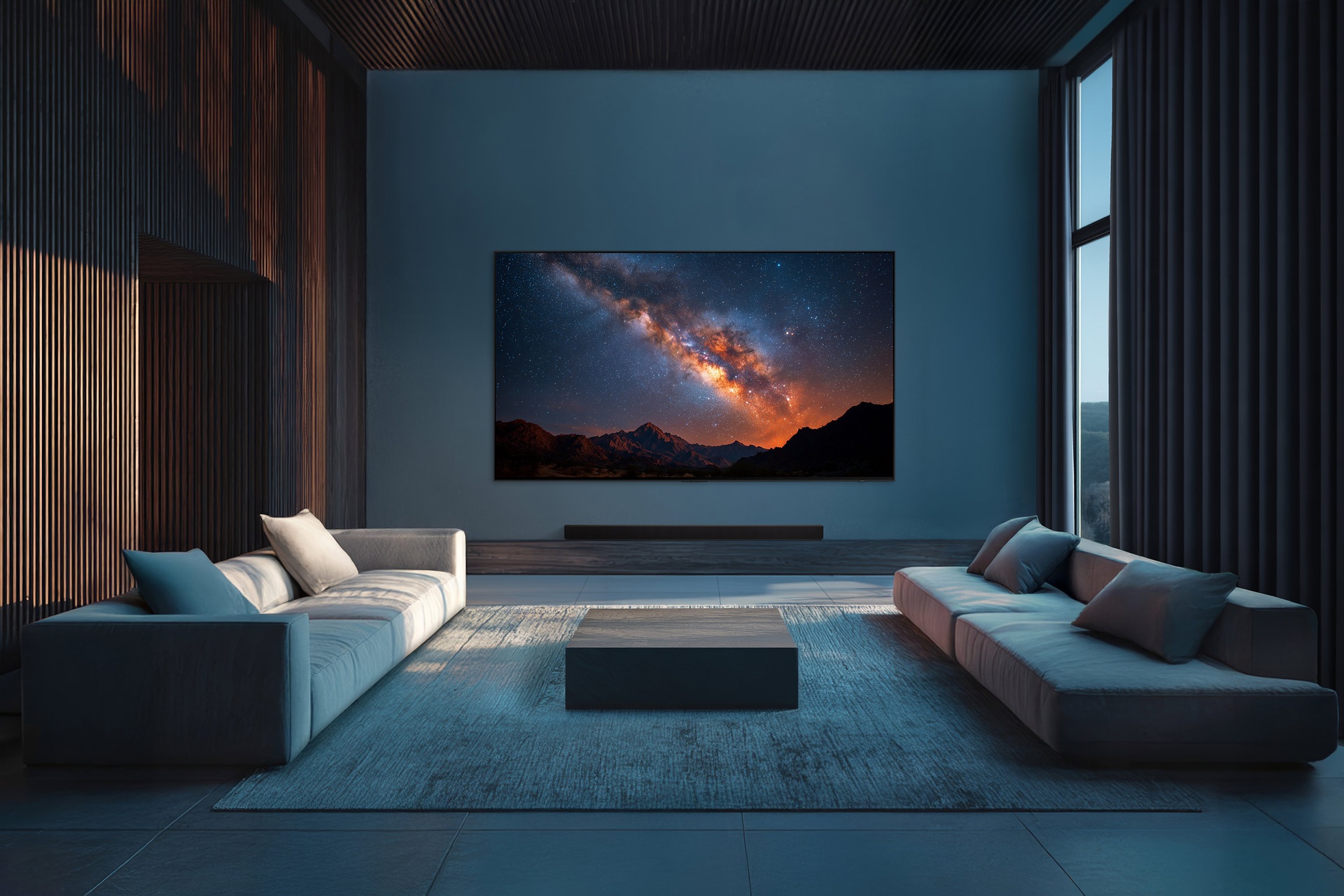 48" OLED S95H 4K Samsung Vision AI Smart TV Sans Reflet (2026)  Front2 Graphite 