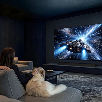 48" OLED S95H 4K Samsung Vision AI Smart TV Sans Reflet (2026)  R-Perspective2 Graphite 