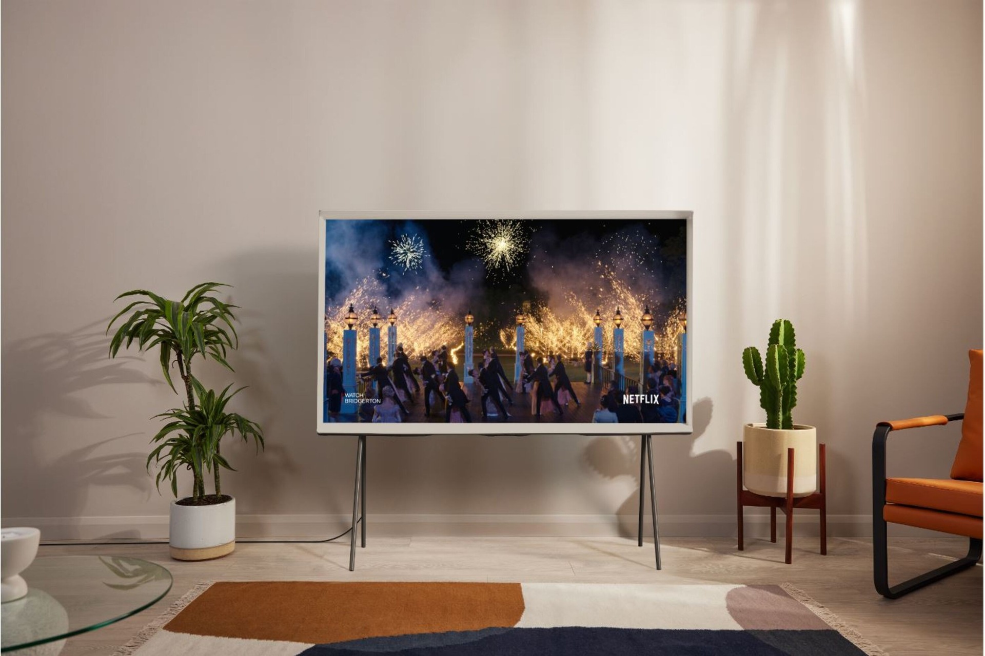 Rétroéclairage LED pour téléviseur de 32 à 60 pouces, support mural Smart Tv  à changement de couleur et éclairage ambiant (2.0)