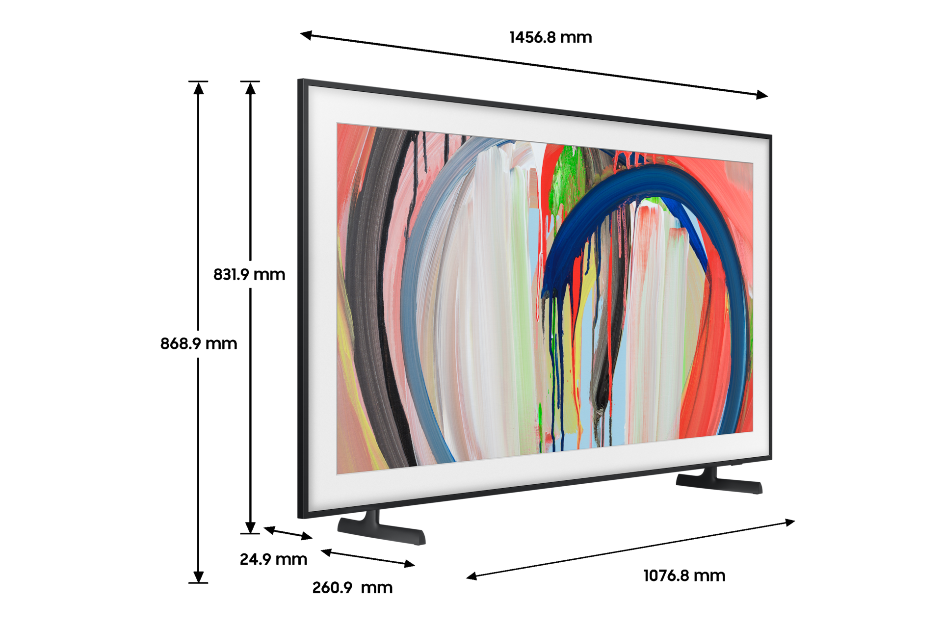 65" TV The Frame 4K QLED (2026) Noir