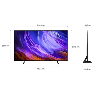 65'' OLED S85H 4K Samsung Vision AI Smart TV (2026) Graphite