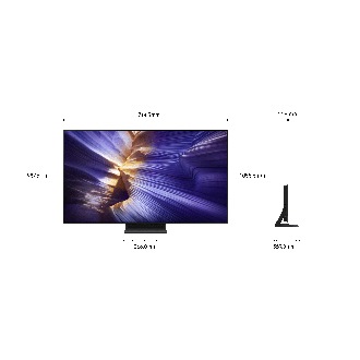 TV AI OLED 77" S92F 2025, 4K Black