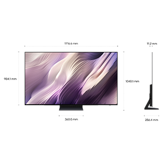 77" OLED S95H 4K Samsung Vision AI Smart TV (2026) Graphite