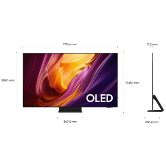 77" OLED S95H 4K Samsung Vision AI Smart TV (2026) Graphite