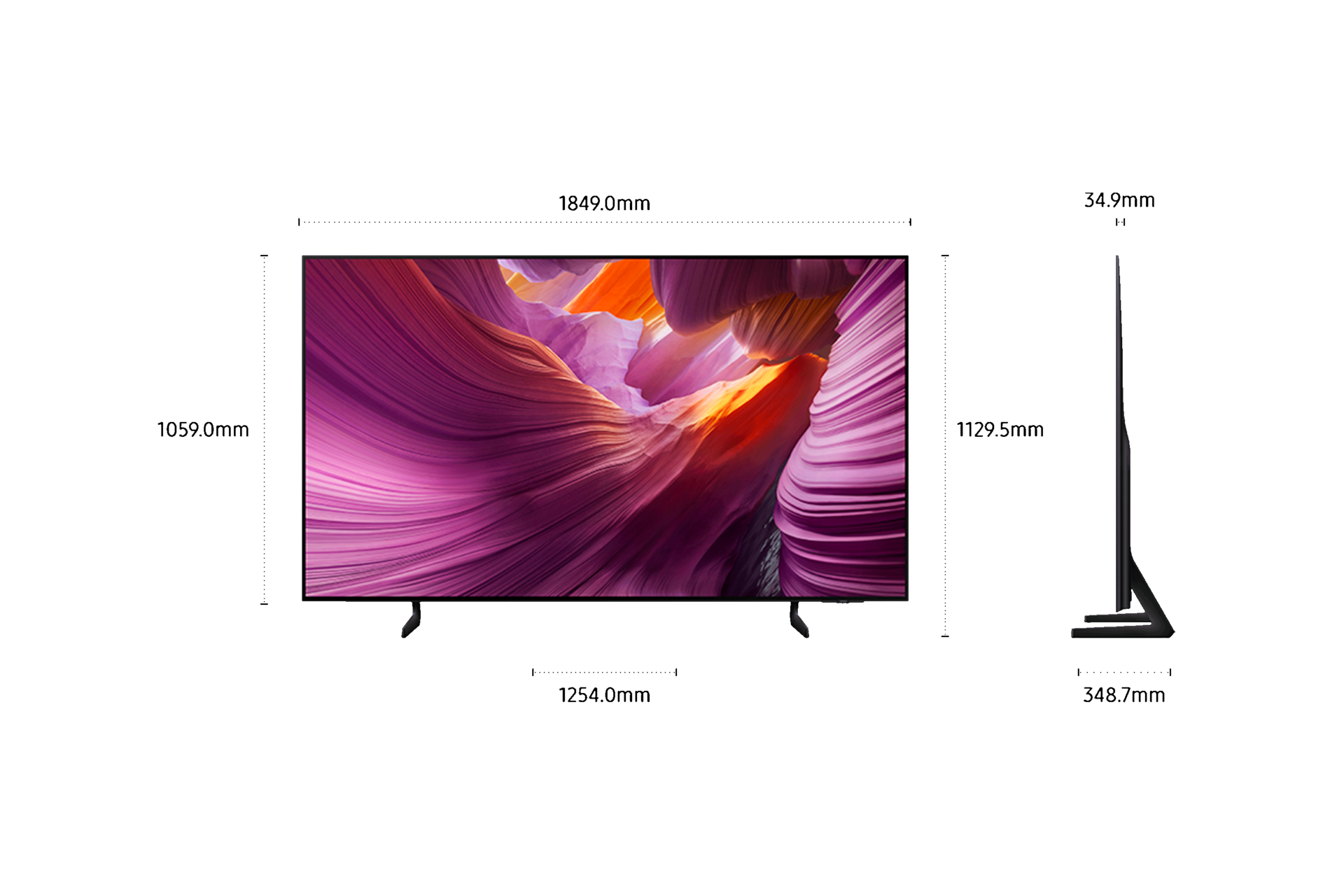 TV AI OLED 65 S85F 2025 4K Black