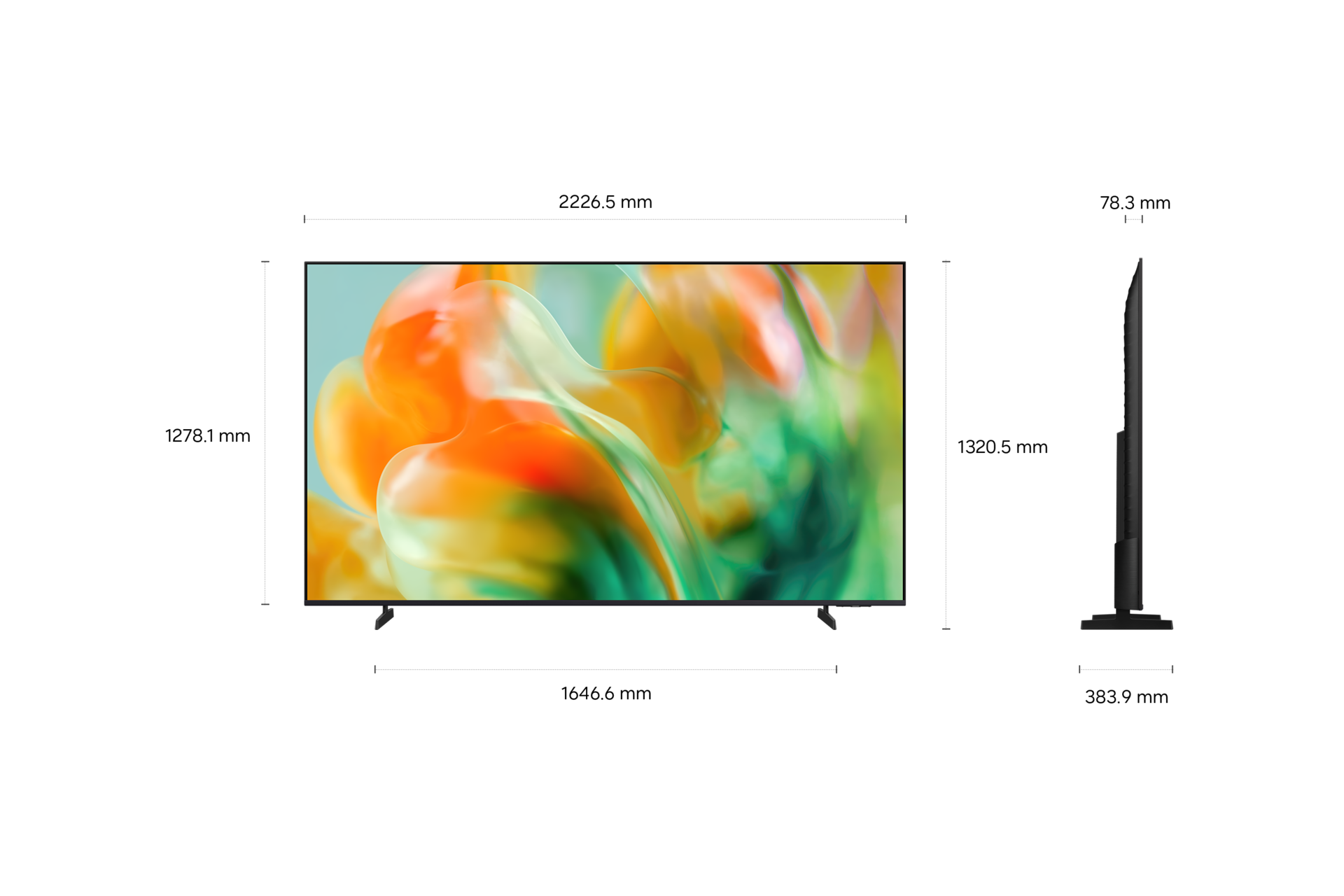 100" Mini LED M90H 4K Samsung Vision AI Smart TV (2026) Titanium Black