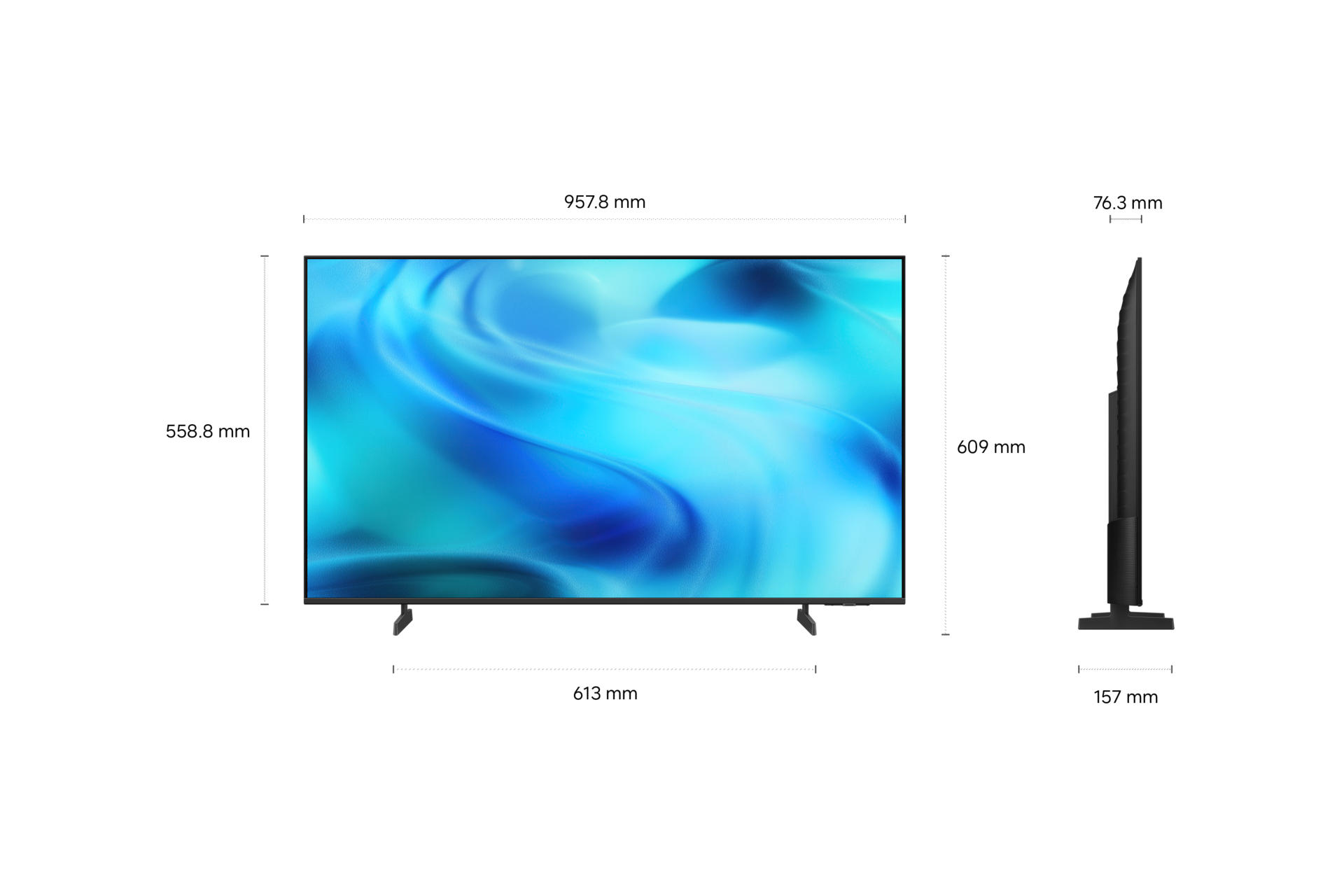 43'' Crystal UHD U7005H 4K Samsung Vision AI Smart TV (2026) Black