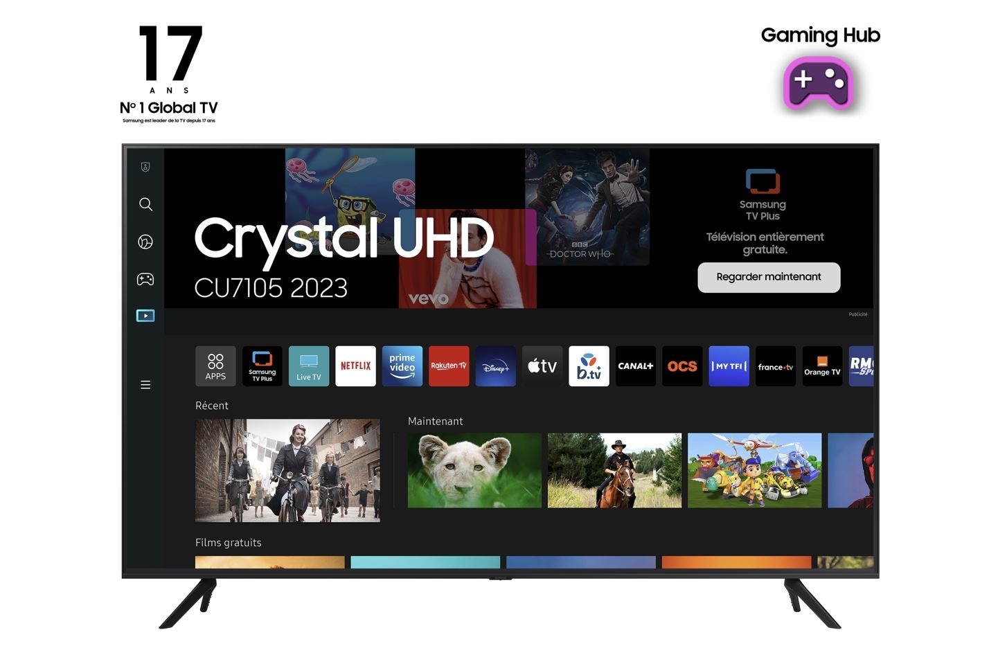 TV SAMSUNG TU50CU7175UXXC(LED - 4K Ultra HD - 50'' - 127 cm - Smart TV)