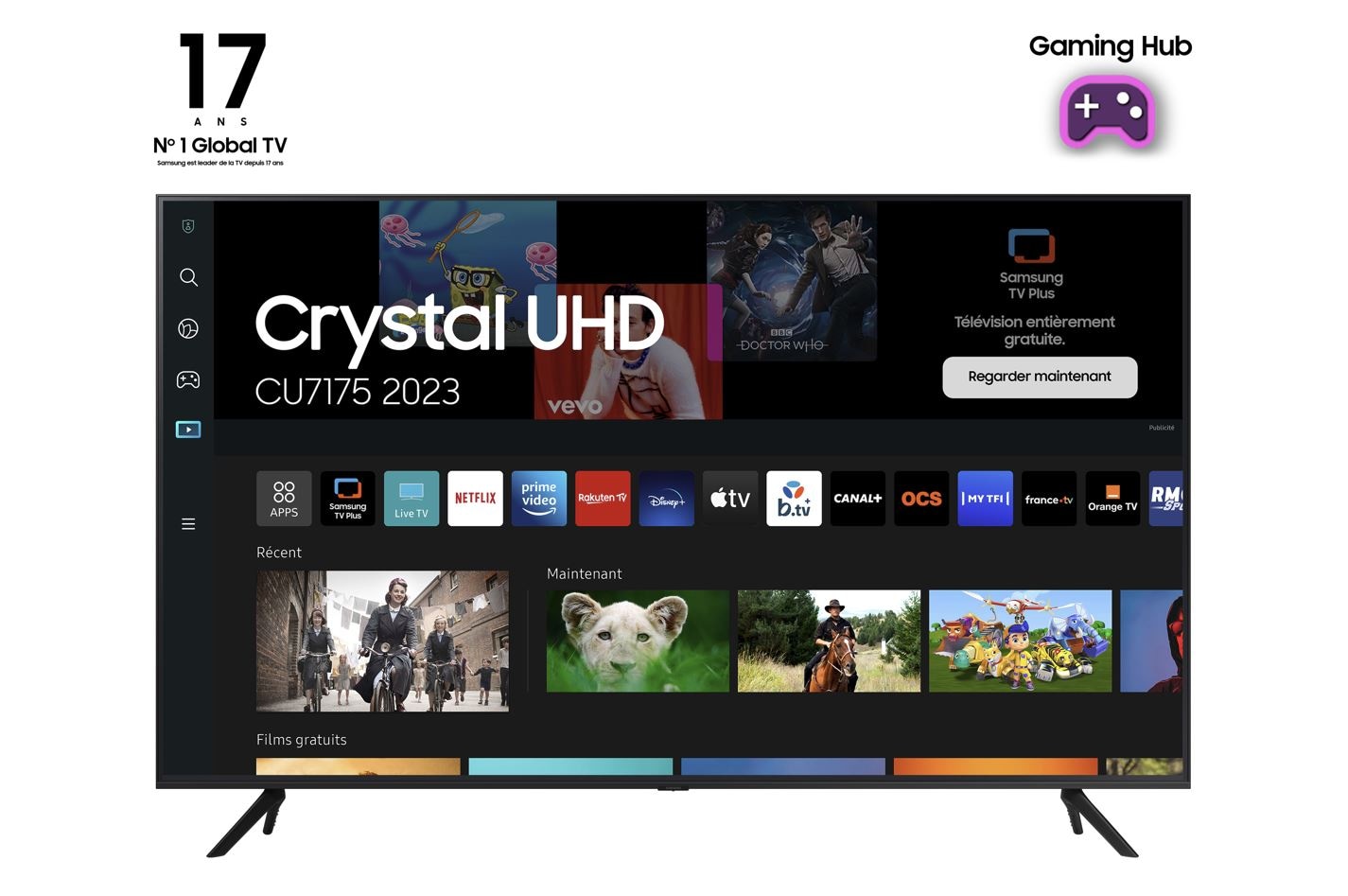 TV LED 50 (127 cm) Samsung TU50CU7175U, 4K UHD Smart TV