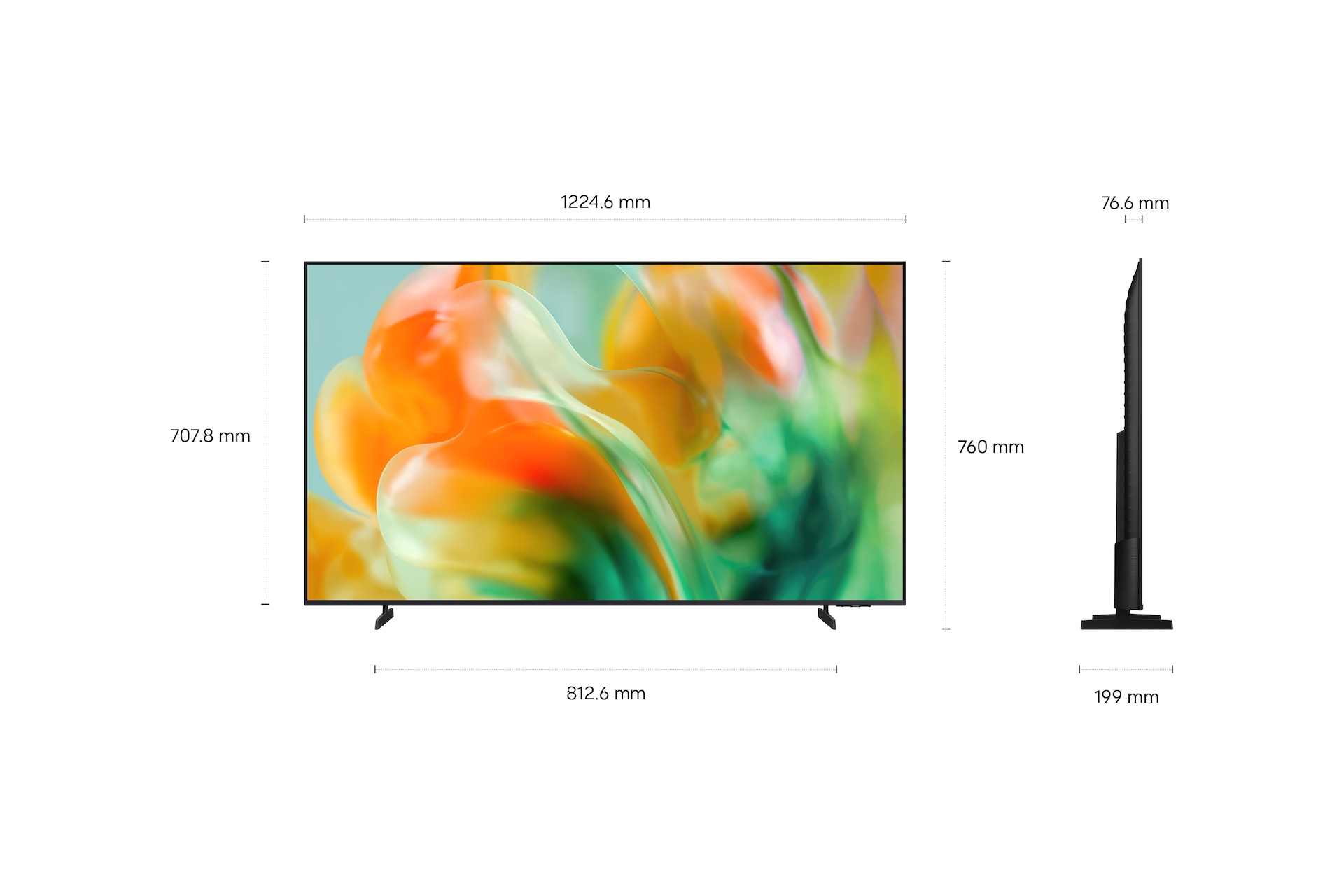 55" Mini LED M80H 4K Samsung Vision AI Smart TV (2026) Titanium Black