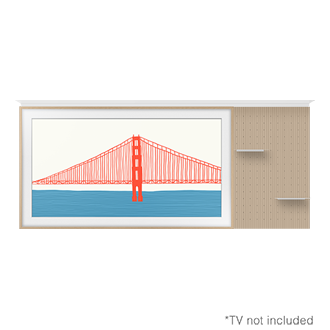 front-left-tv Beige Wood