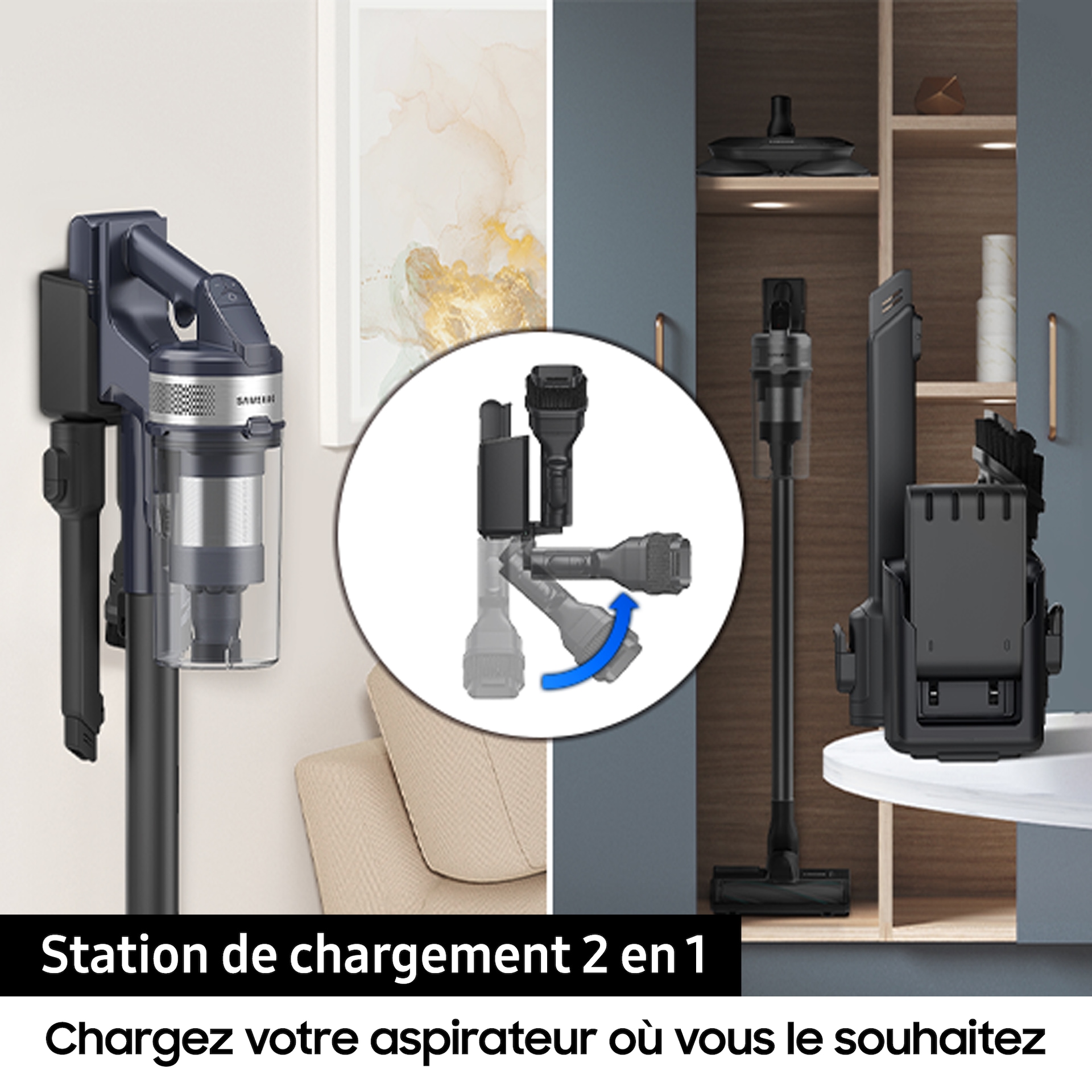 Jet 60 Turbo Aspirateur balai 1 brosse Menthe 150 AW Menthe