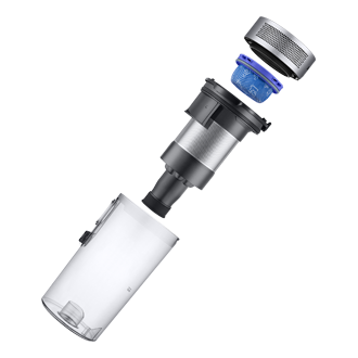 Jet 75E Pro Aspirateur balai 3 brosses Silver 200 AW Detail-Dust-Bin-Disassemble Silver 