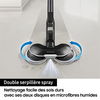 Jet 85 Pro Aspirateur balai 3 brosses Bleu 210 AW HEPA-Filter Blue 