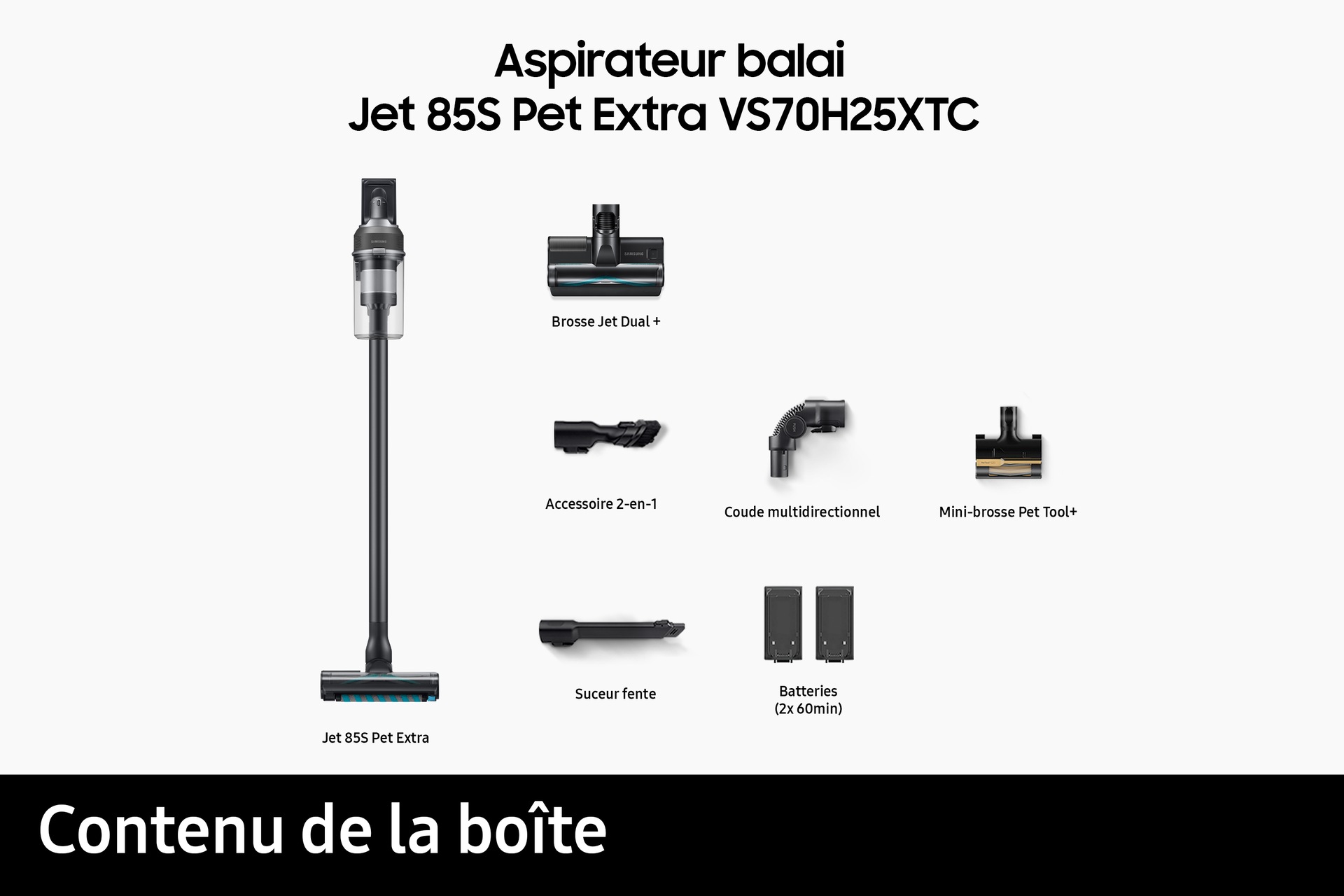 Jet 85S Pet Extra 250AW Noir / Charbon