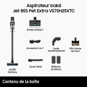 Jet 85S Pet Extra 250AW Noir / Charbon