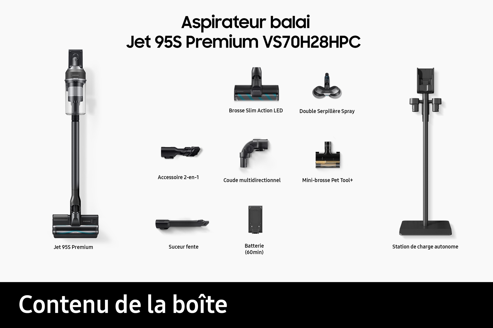 Jet 95S Premium 280AW Noir / Charbon