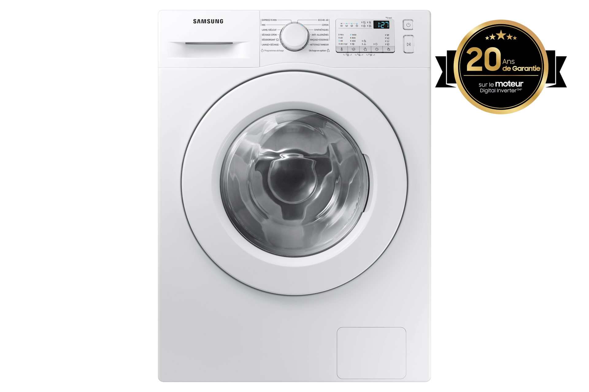 SOLDES 2024 : SAMSUNG lave linge 7 kg 1400 tr/mn faible profondeur