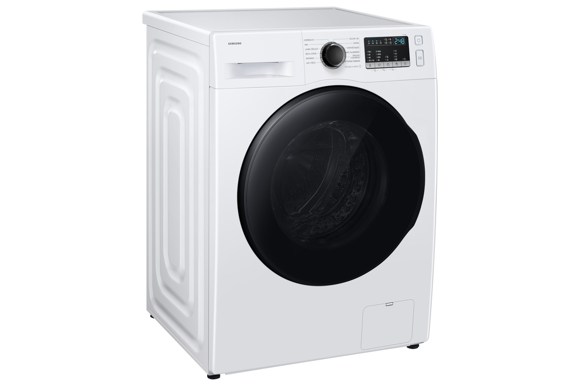 Lave-linge séchant (Combo) AI Ecobubble 8kg + 6kg  L-Perspective White 