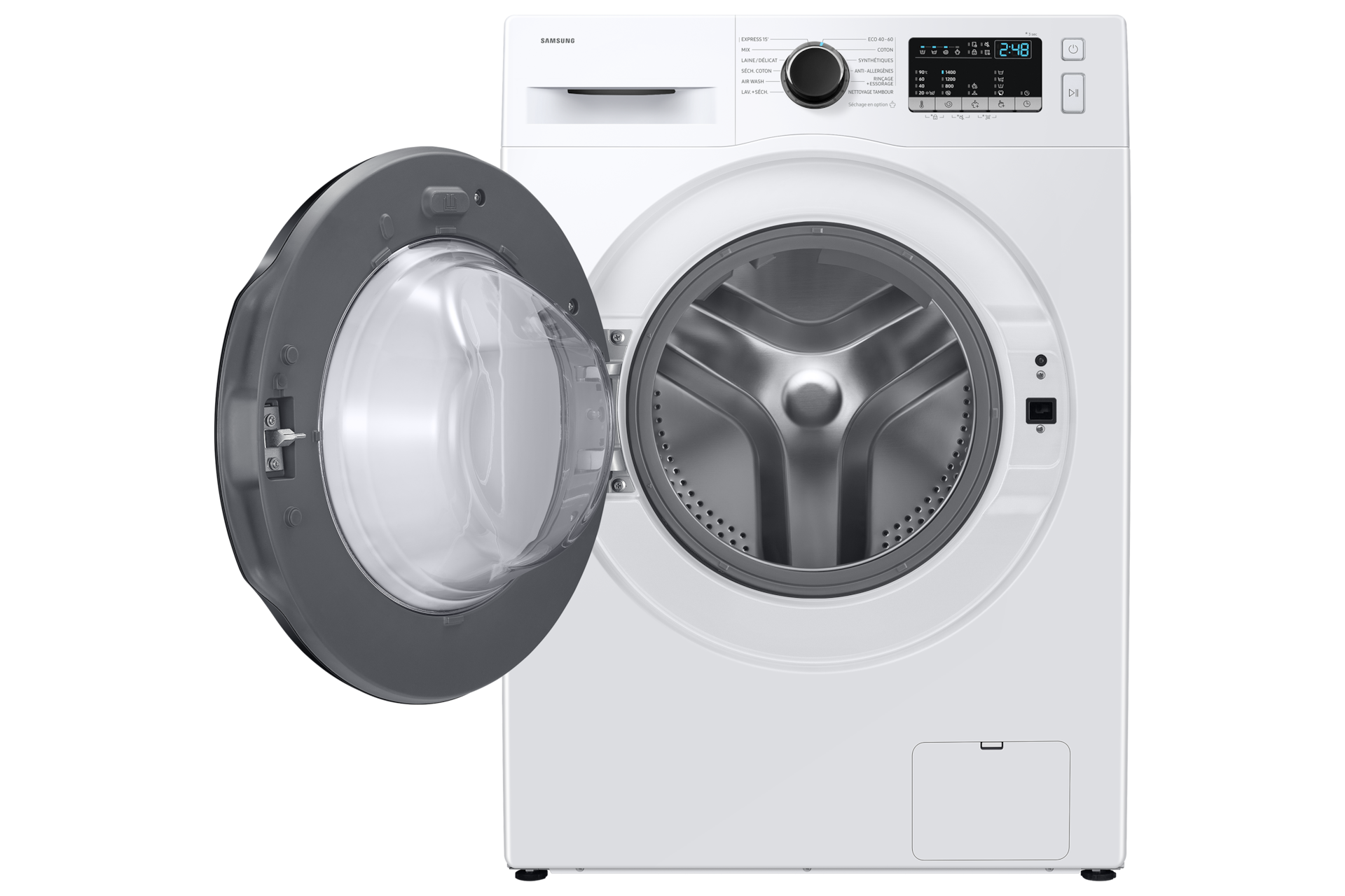 Lave-linge séchant (Combo) AI Ecobubble 8kg + 6kg  Front-Open White 