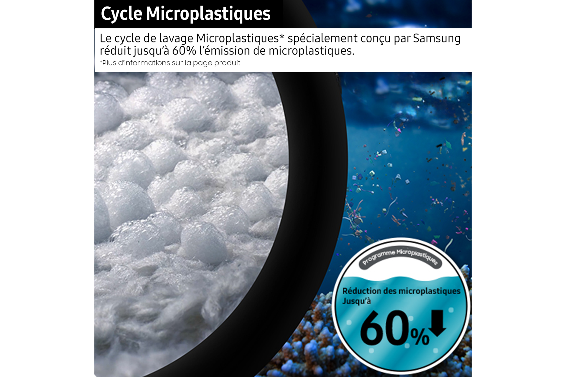 Lave-linge séchant EcoBubble 9kg + 6kg Blanc