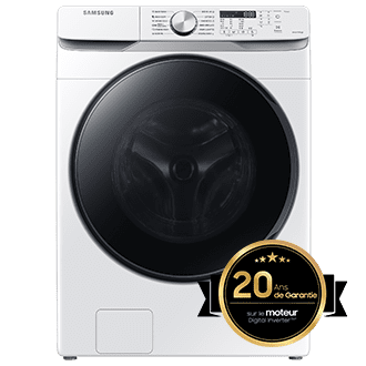 Machine à laver SAMSUNG Inox Eco Bubble™, 7kg 1400 trs [ WW70TA046AX1] -  DARTILUX