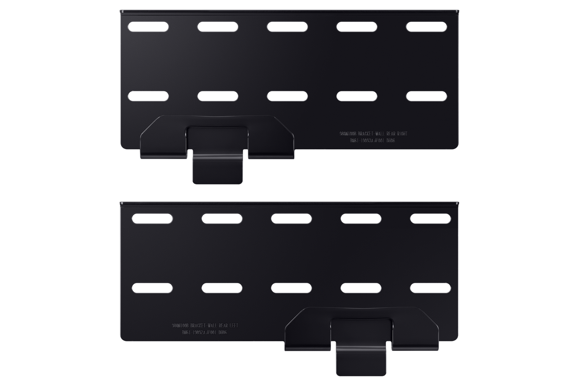 Accroche murale Slim Fit de 98 à 115" Front-Set-3 Black 