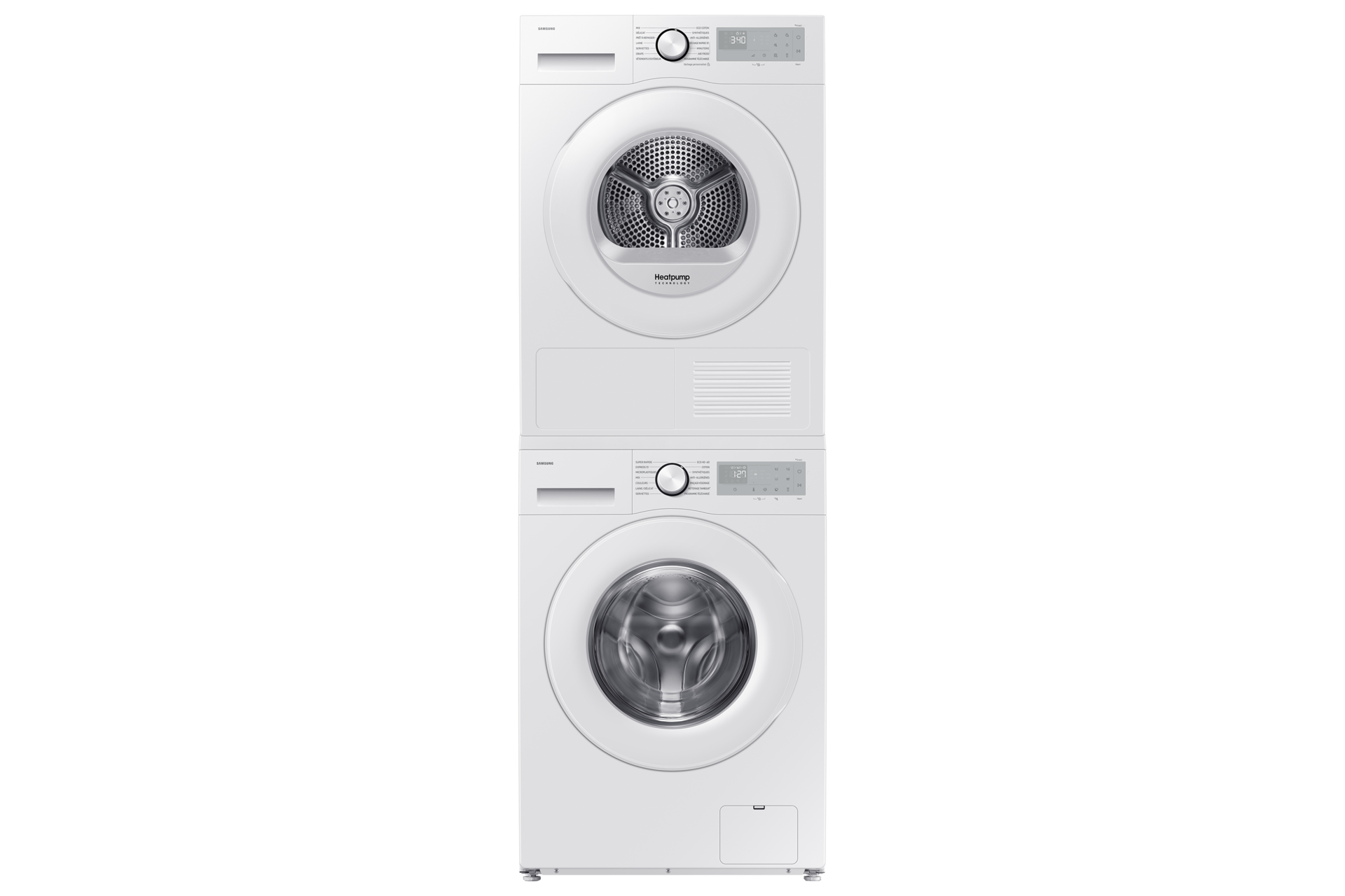 Lave-linge Ecobubble 10kg WW10FG5U34THEF Stack-Front-Door-Closed White 