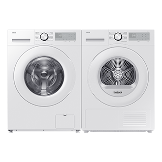 Lave-linge Ecobubble 10kg WW10FG5U34THEF Front-Pair White 
