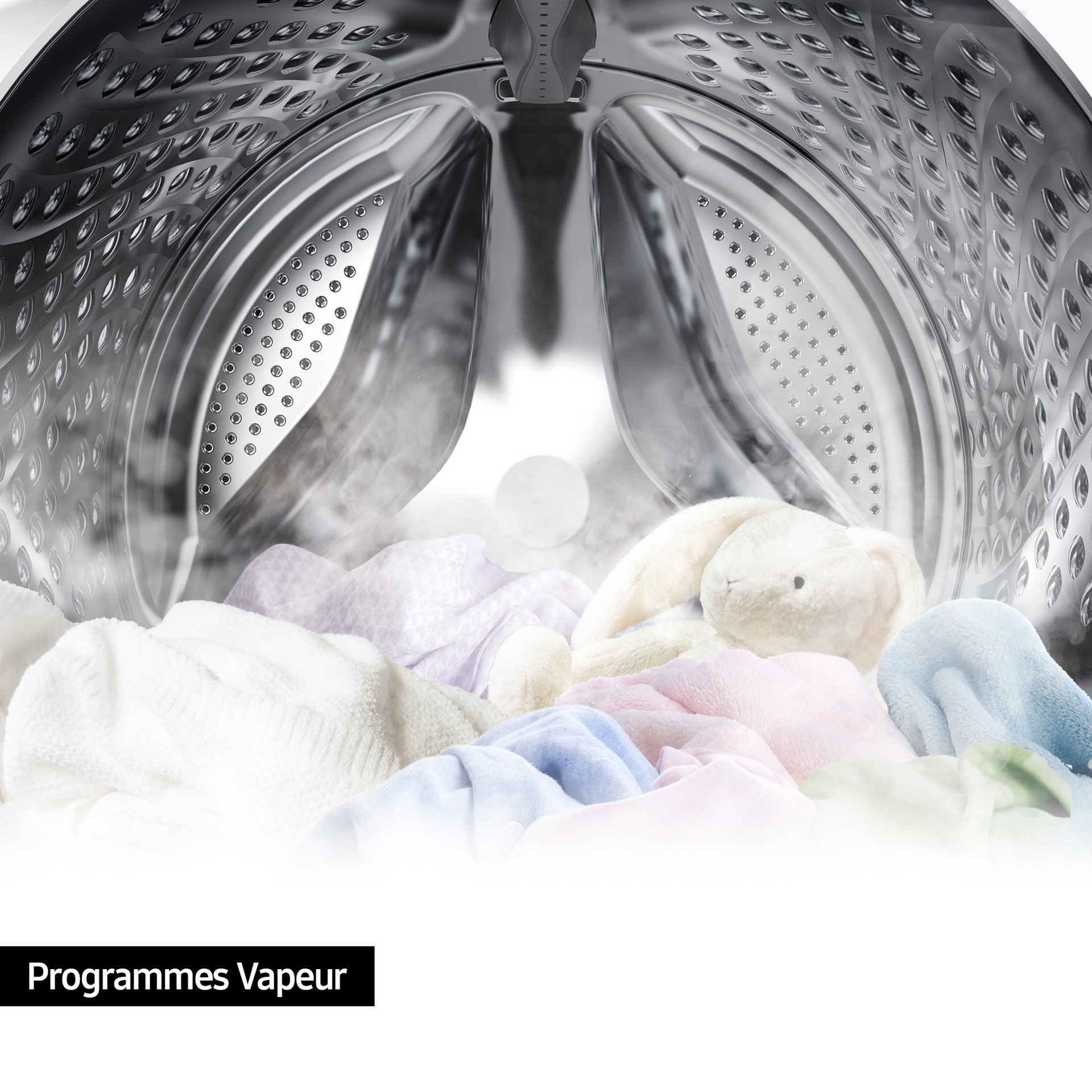 WW11BB534DAWS3 Nettoyage hygiénique : Programme vapeur