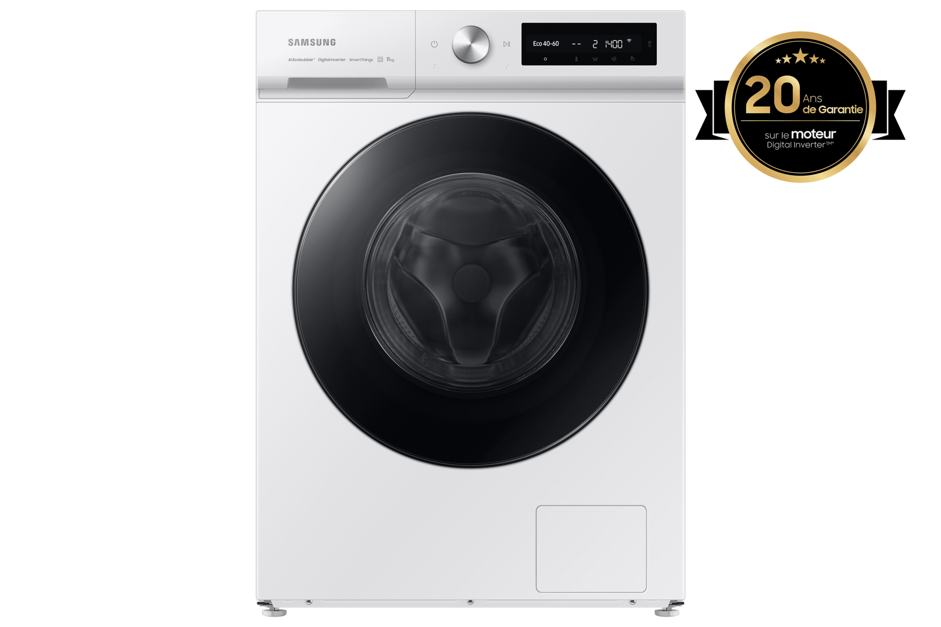 Lave-linge professionnel avec pompe de vidange - 11 kg - eau