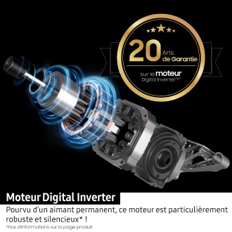 Lave-linge Ecobubble 11 kg Noir