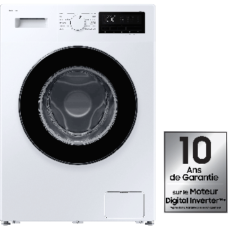 Lave-linge Nettoyage Vapeur 8kg Front White 