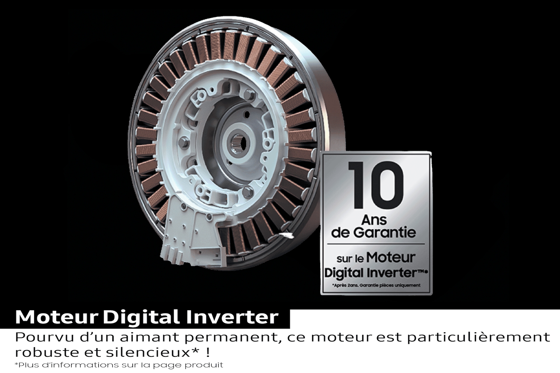 Lave-linge ecobubble™ 9kg WW90CGC04DTE Blanc