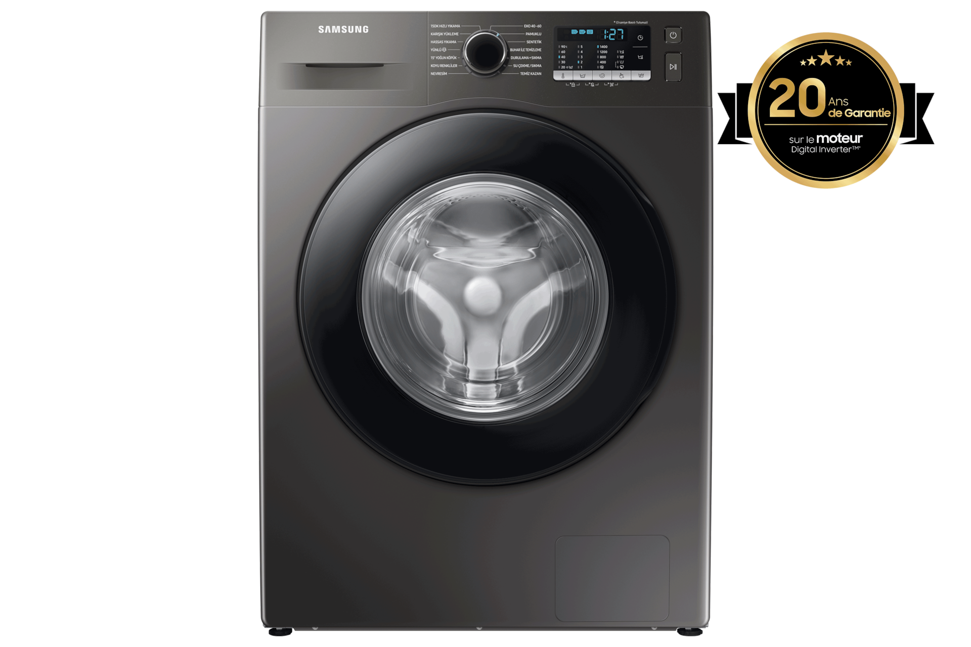 Lave linge ouverture hublot 9kg SAMSUNG WW90TA046AH/EF - SAMSUNG - Conforama