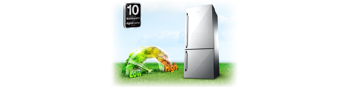 Energy-saving technology, quiet operation and 10-year warranty