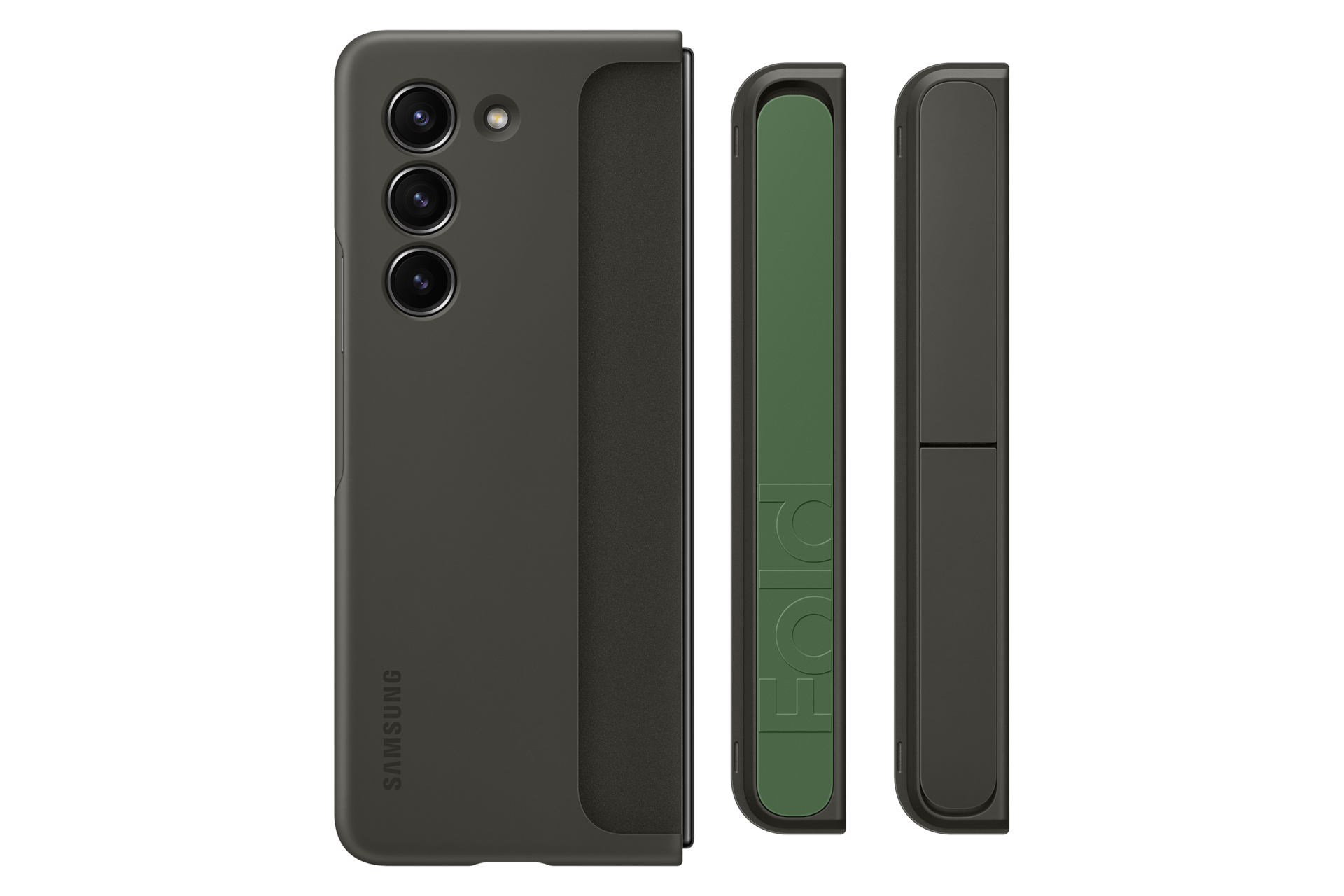 Samsung Θήκη Standing με Strap (Galaxy Z Fold5) - Graphite