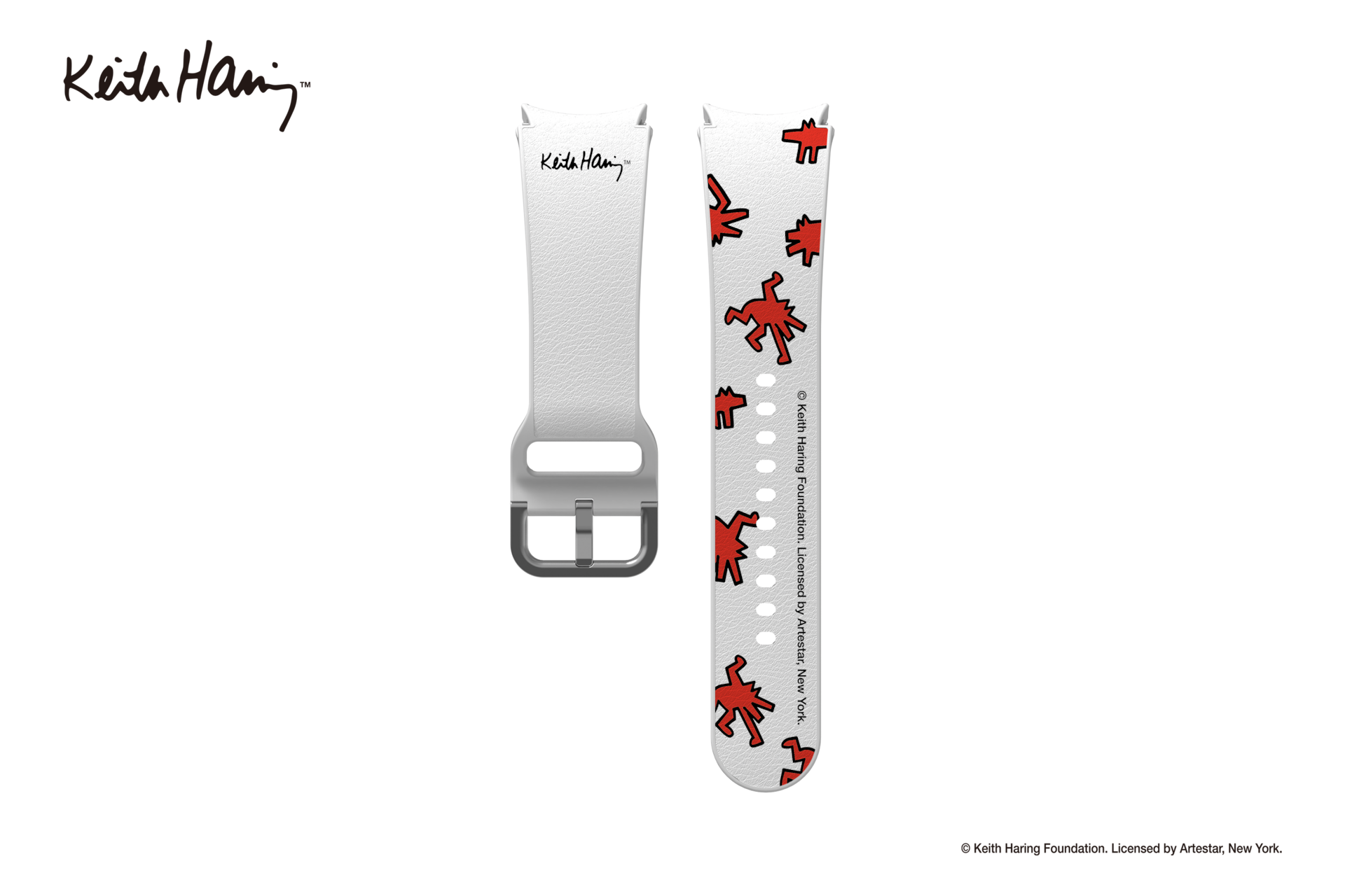 Samsung Keith Haring Watch Strap για Galaxy Watch7 - White