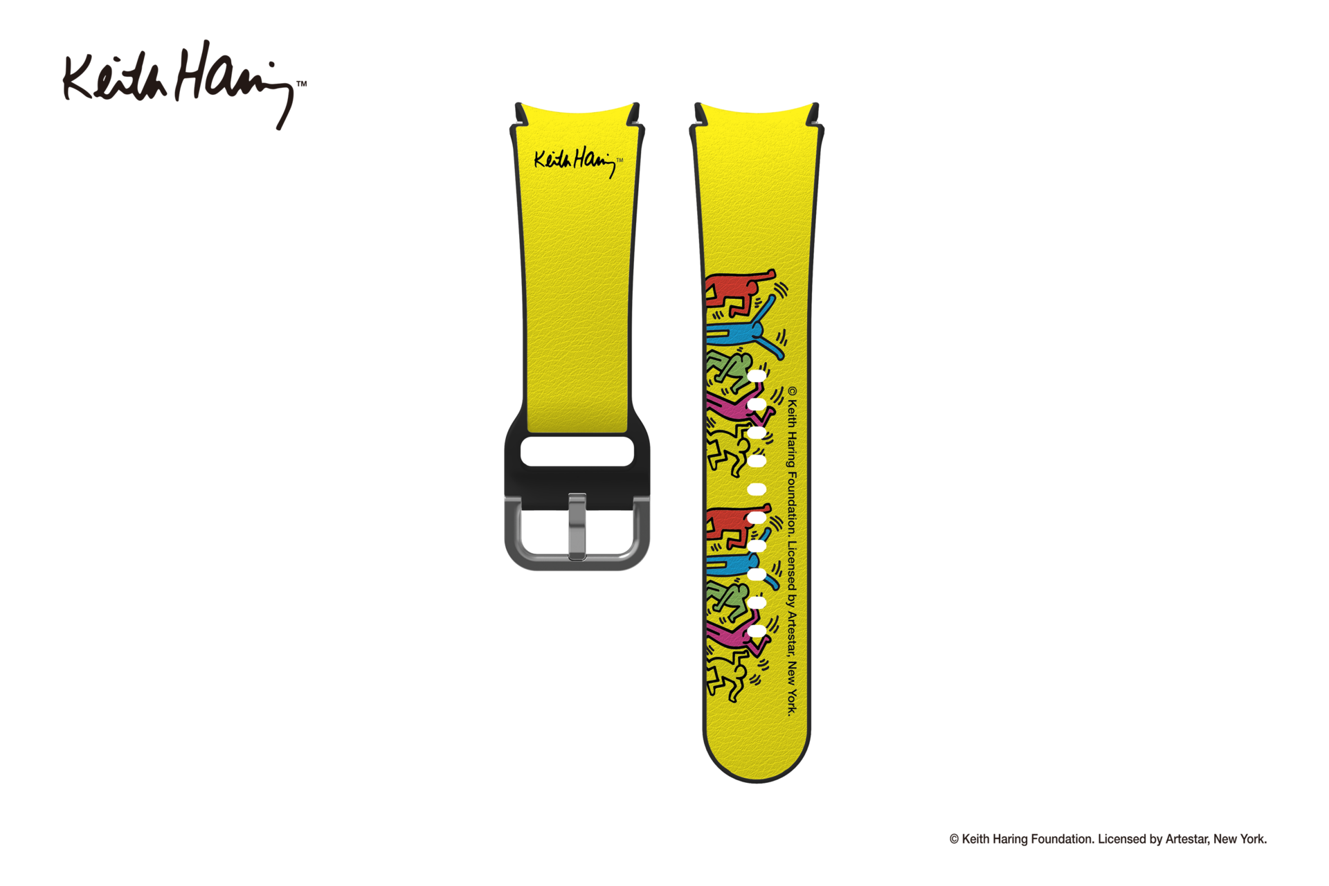 Samsung Keith Haring Watch Strap για Galaxy Watch7 - Yellow